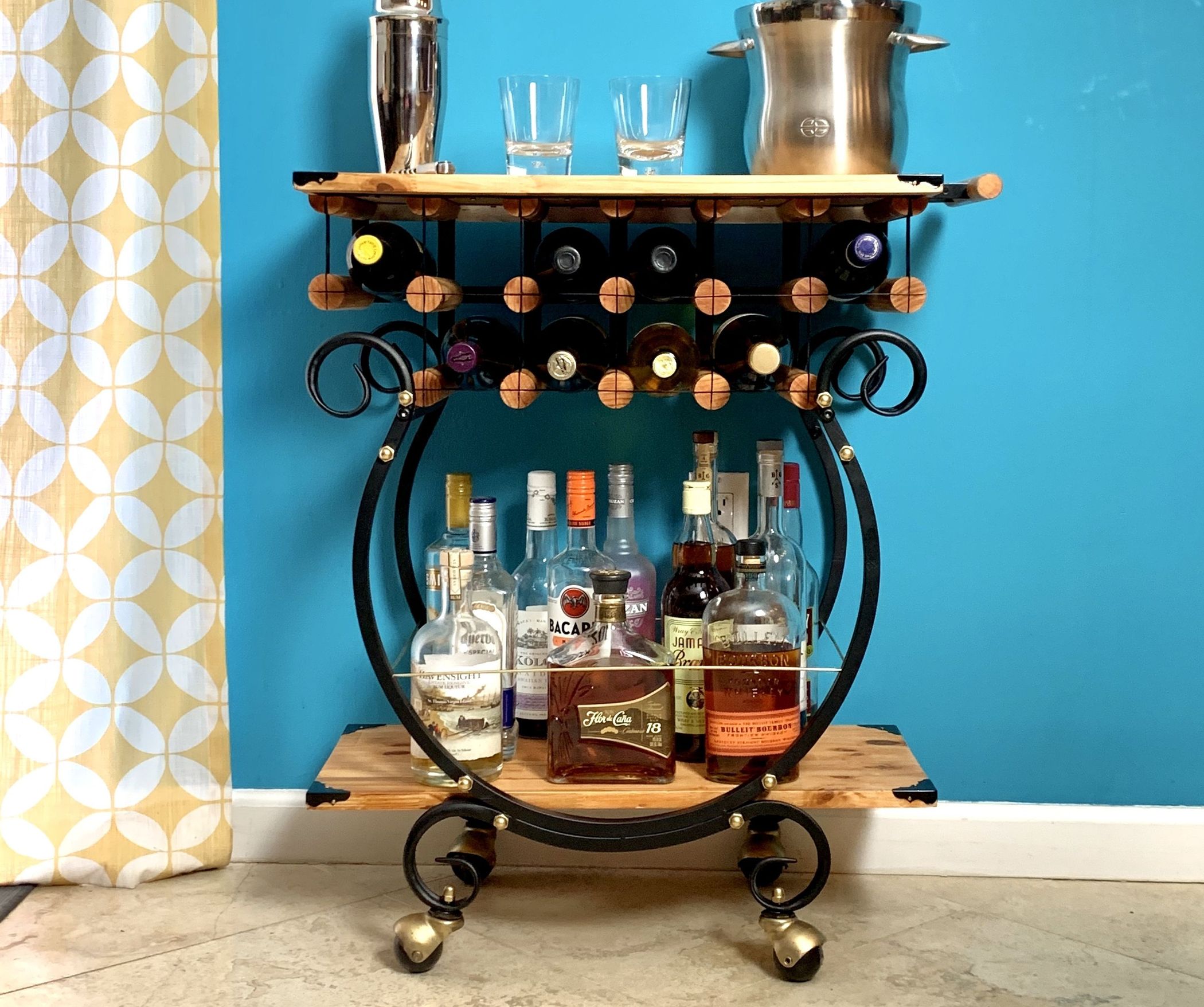 Wine & Liquor Storage Out of a Firewood Rack! 13 Steps (with Pictures