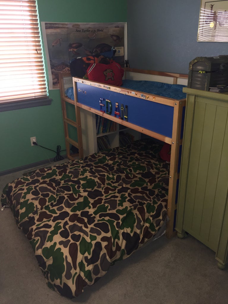 Ikea Kura Full Twin Bunk With Kallax Cubby Instructables Ikea Kura Full Twin Bunk With Kallax Cubby Instructables