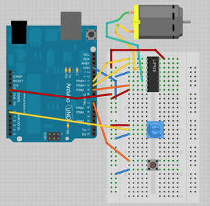 Arduino DC Motor Speed and Direction L293D : 6 Steps - Instructables