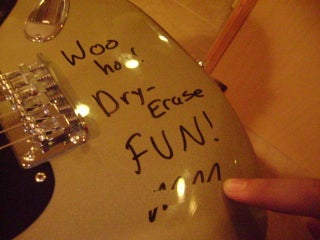 Quick Eraseable Guitar Art - Instructables