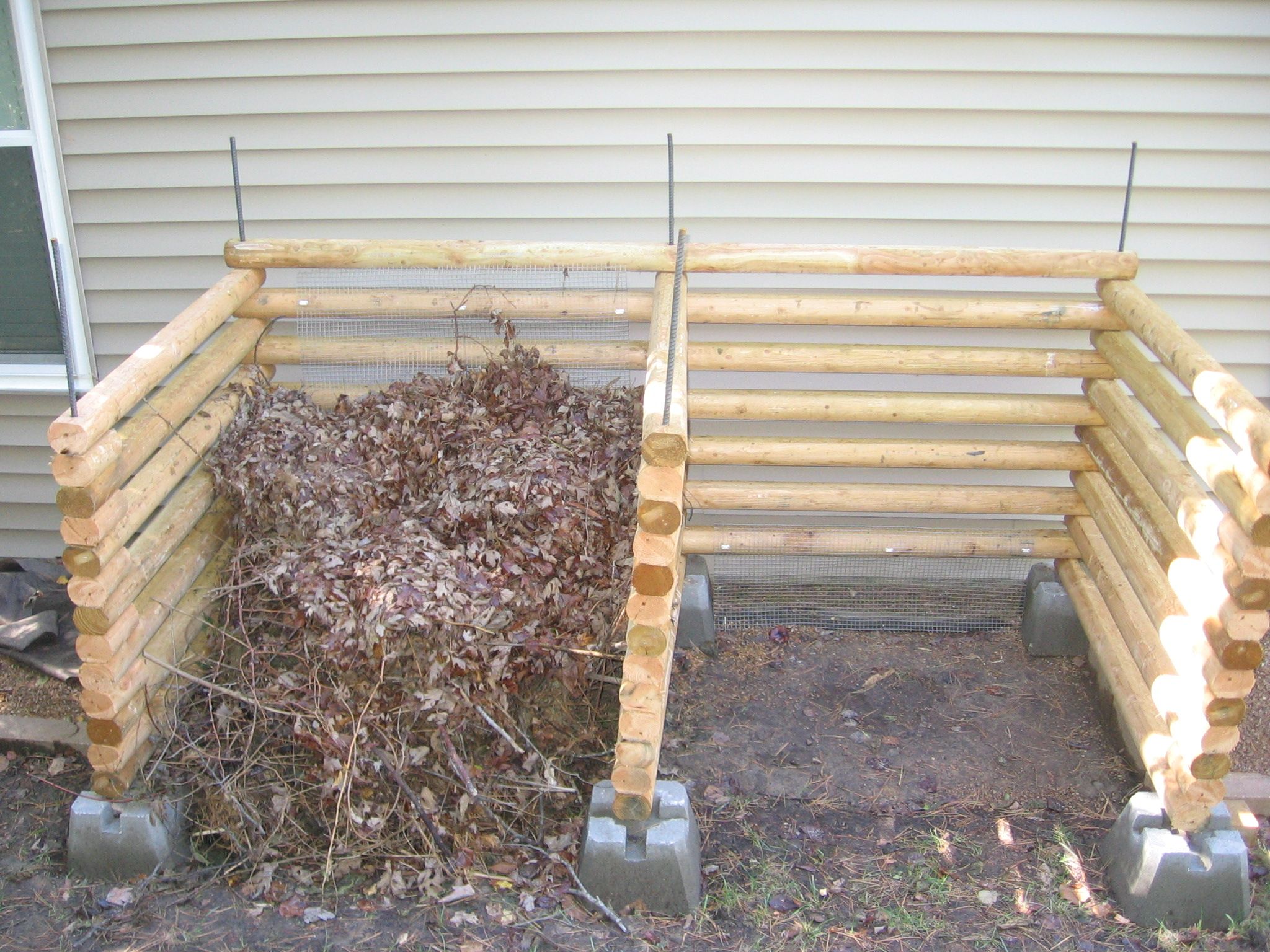 2 Bin Compost Corral 7 Steps (with Pictures) Instructables