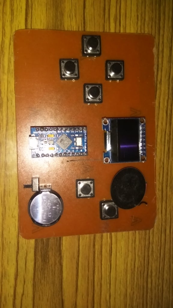 DIY Video Game Using Arduino (Arduboy Clone) : 7 Steps (with Pictures ...