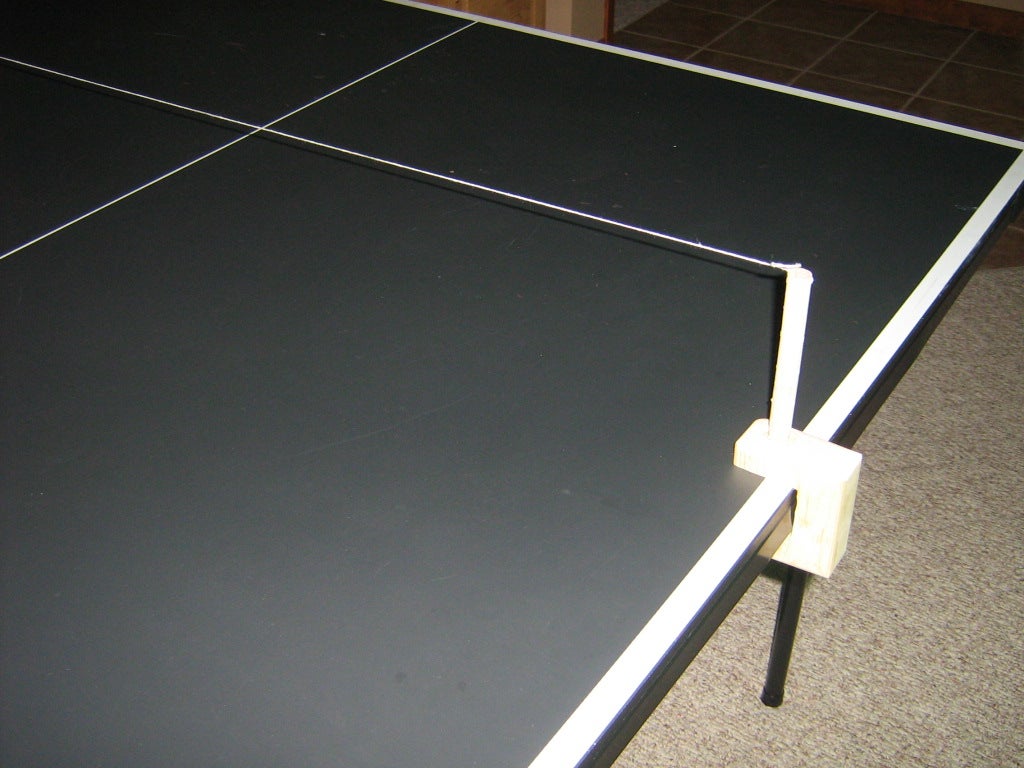 Make a Ping Pong Net for Any Table, Anywhere 12 Steps Instructables