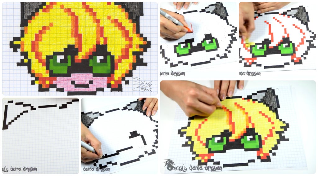 Painting Pixel Art Adrien Chibi Miraculous Ladybug Instructables Painting Pixel Art Adrien Chibi Miraculous Ladybug Instructables