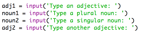 Mad Lib With Python : 10 Steps - Instructables