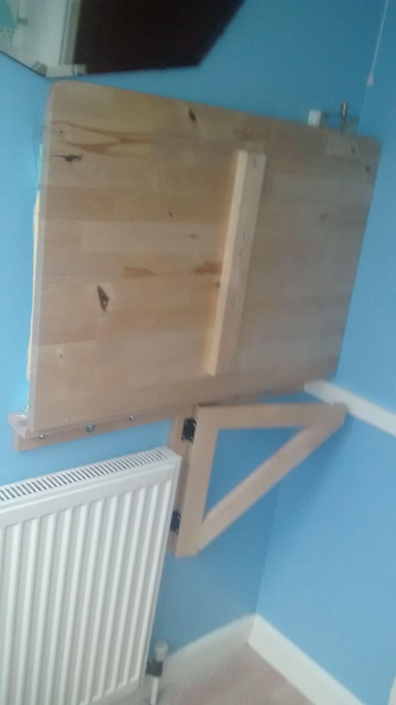 space saving baby changing table