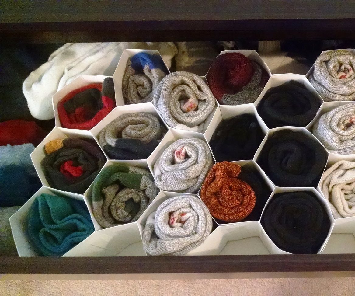 Sock Organizer 6 Steps Instructables