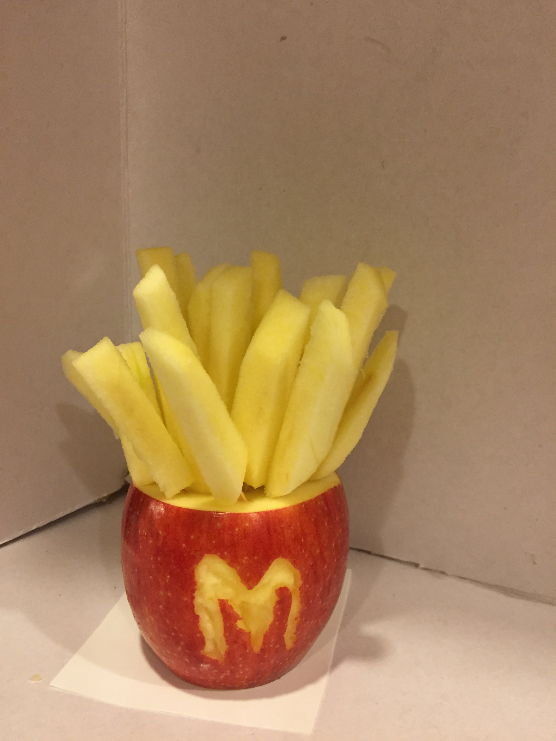 McDonalds Fries Out of an Apple 4 Steps (with Pictures) Instructables