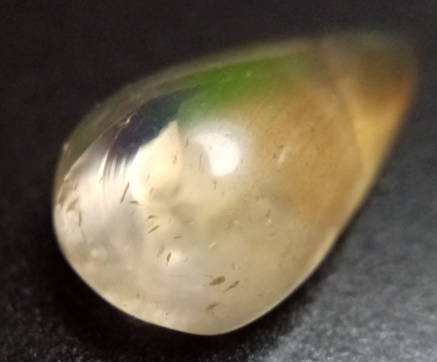 polishing opal with a dremel