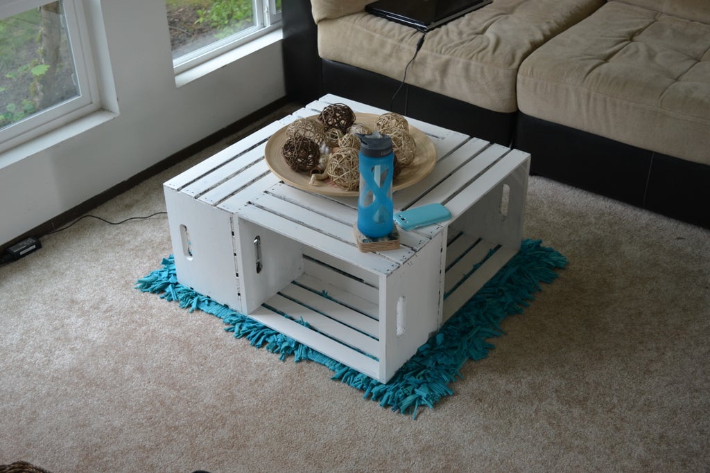 Apple Crate Coffee Table 5 Steps With Pictures Instructables Apple Crate Coffee Table 5 Steps, Apple Crate Coffee Table Measurements