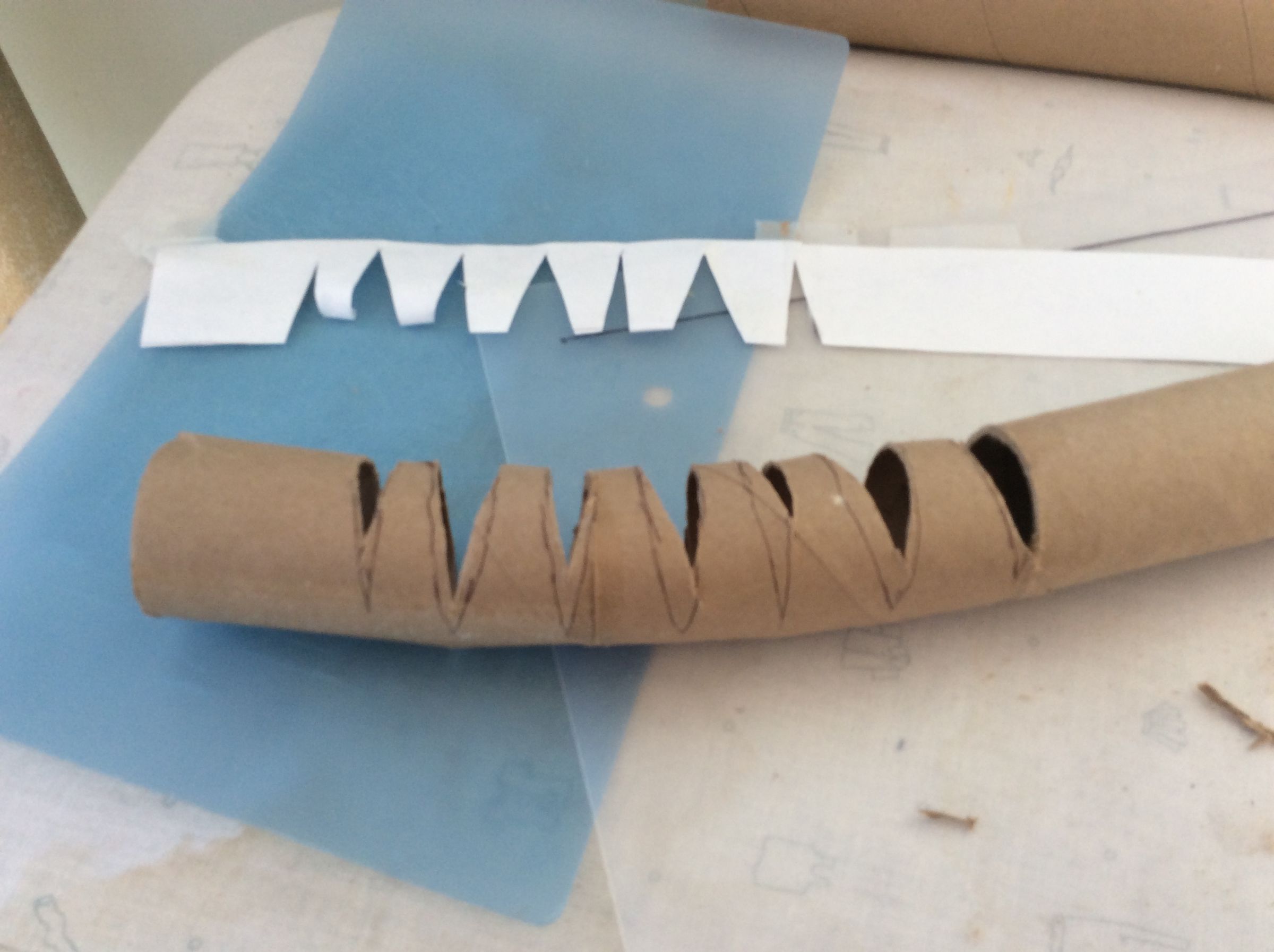 Large Cardboard Candy Canes 9 Steps Instructables