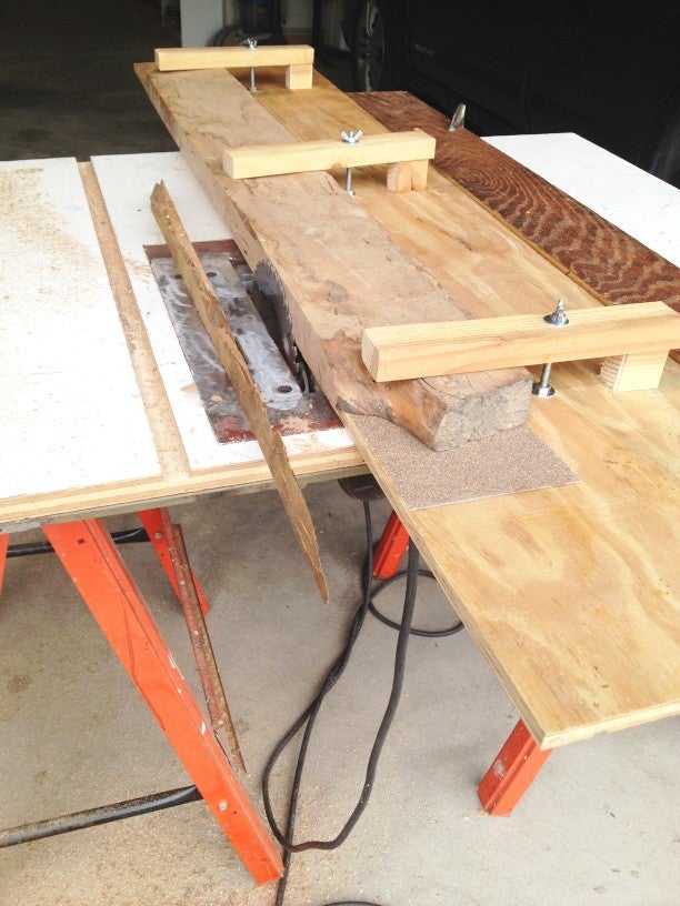 Sled For Making A True Edge With Table Saw 10 Steps Pictures Instructables - Diy Table Saw Rip Sled Sled For Making A True Edge With Table Saw 10 Steps Pictures Instructables - Diy Table Saw Rip Sled