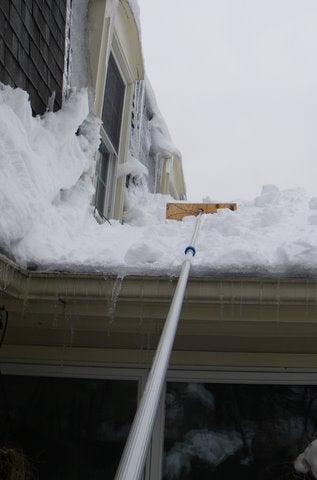 Make A Snow Rake From Your Shop Broom : 8 Steps - Instructables