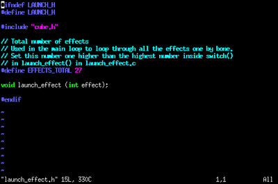 Software: Effect Launcher