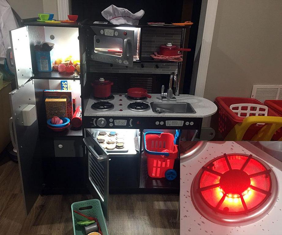 Kidkraft Uptown Kitchen Light Up Conversion 6 Steps With Pictures Instructables