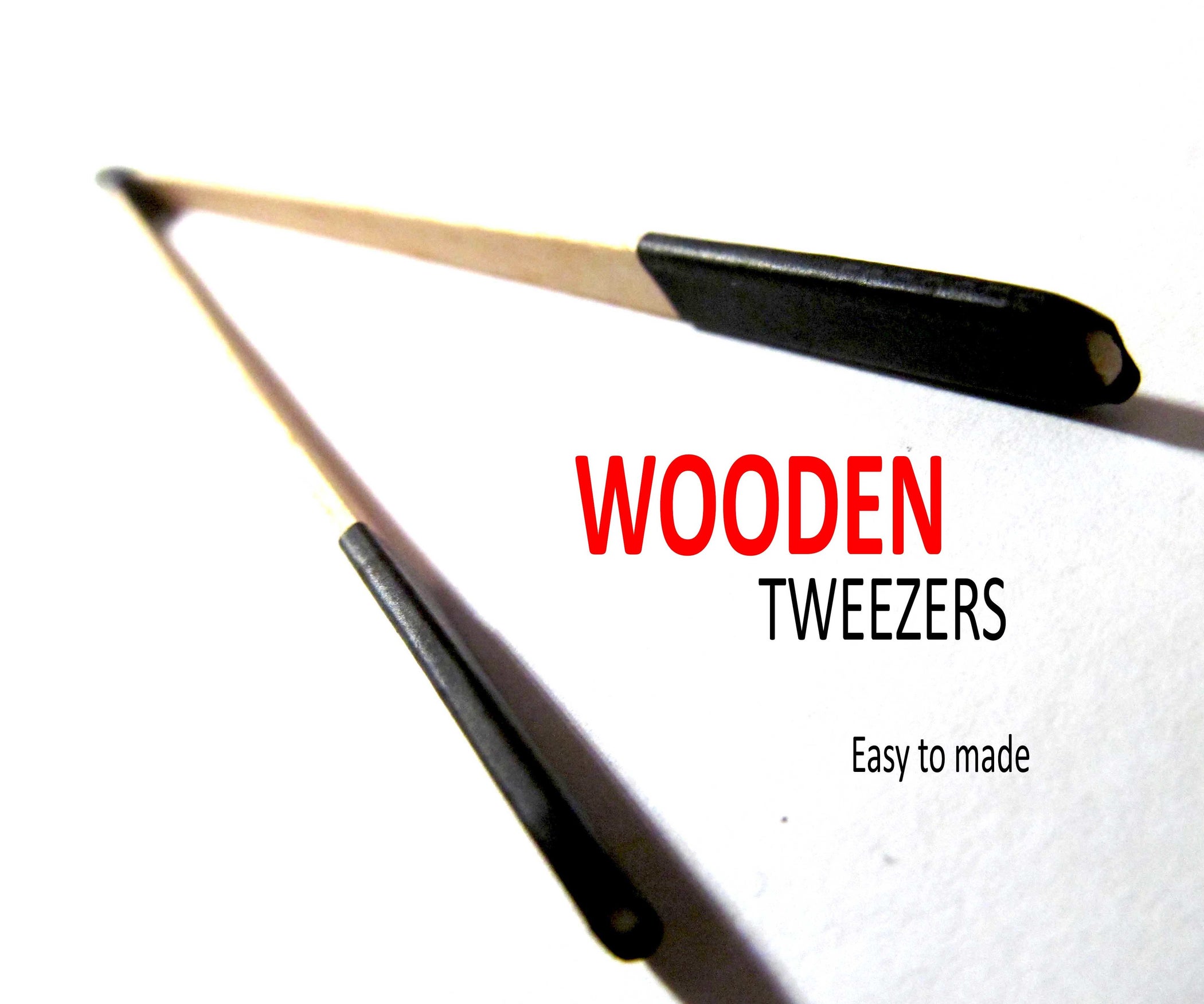 Make a Wooden Tweezers to Help Your Projects 4 Steps (with Pictures