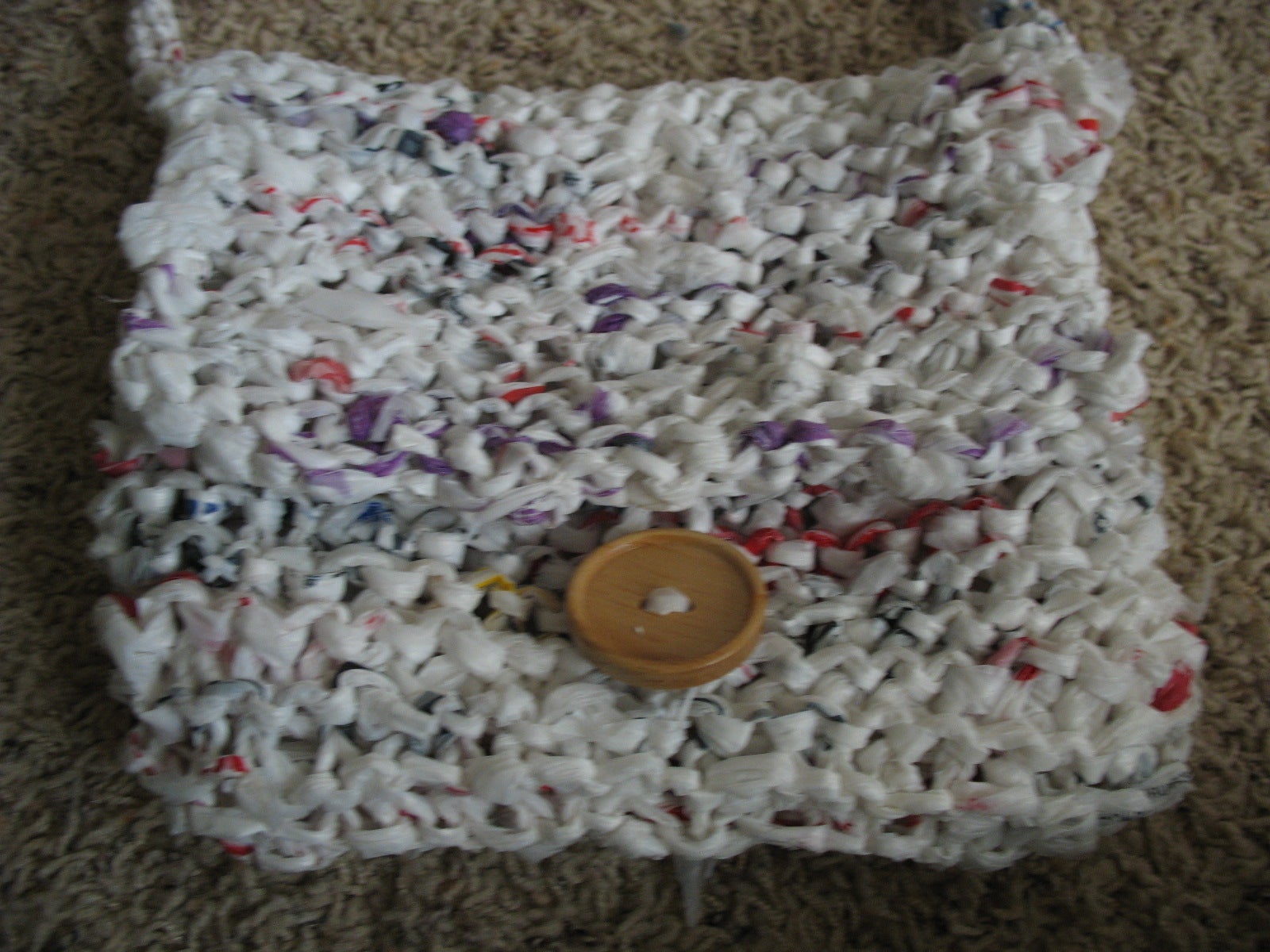 Plastic Bag Knitted Purse! Instructables