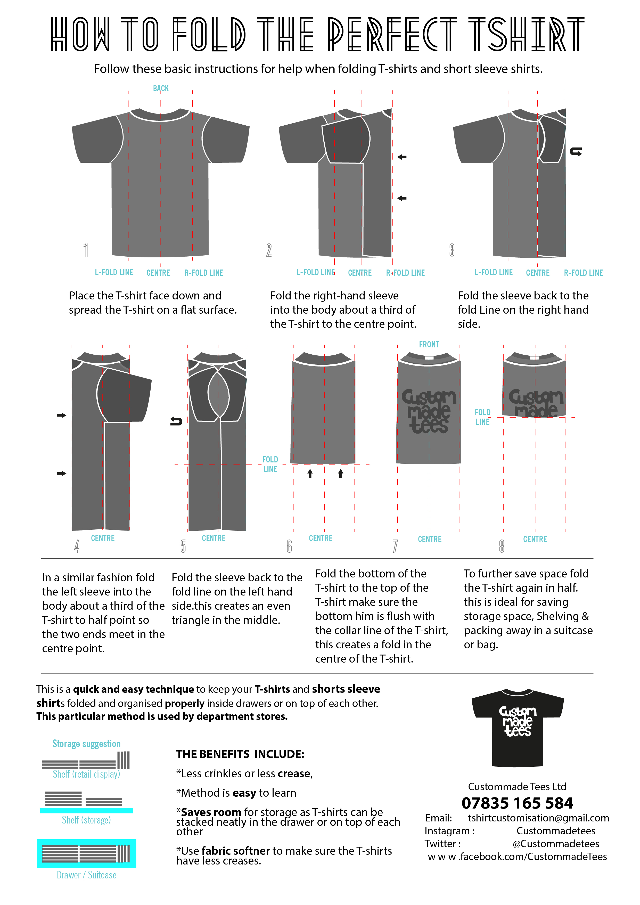 Perfect t shirt fold Clearance