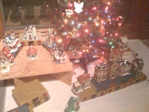 Christmas Village 9 Steps Instructables Christmas Village Set Up