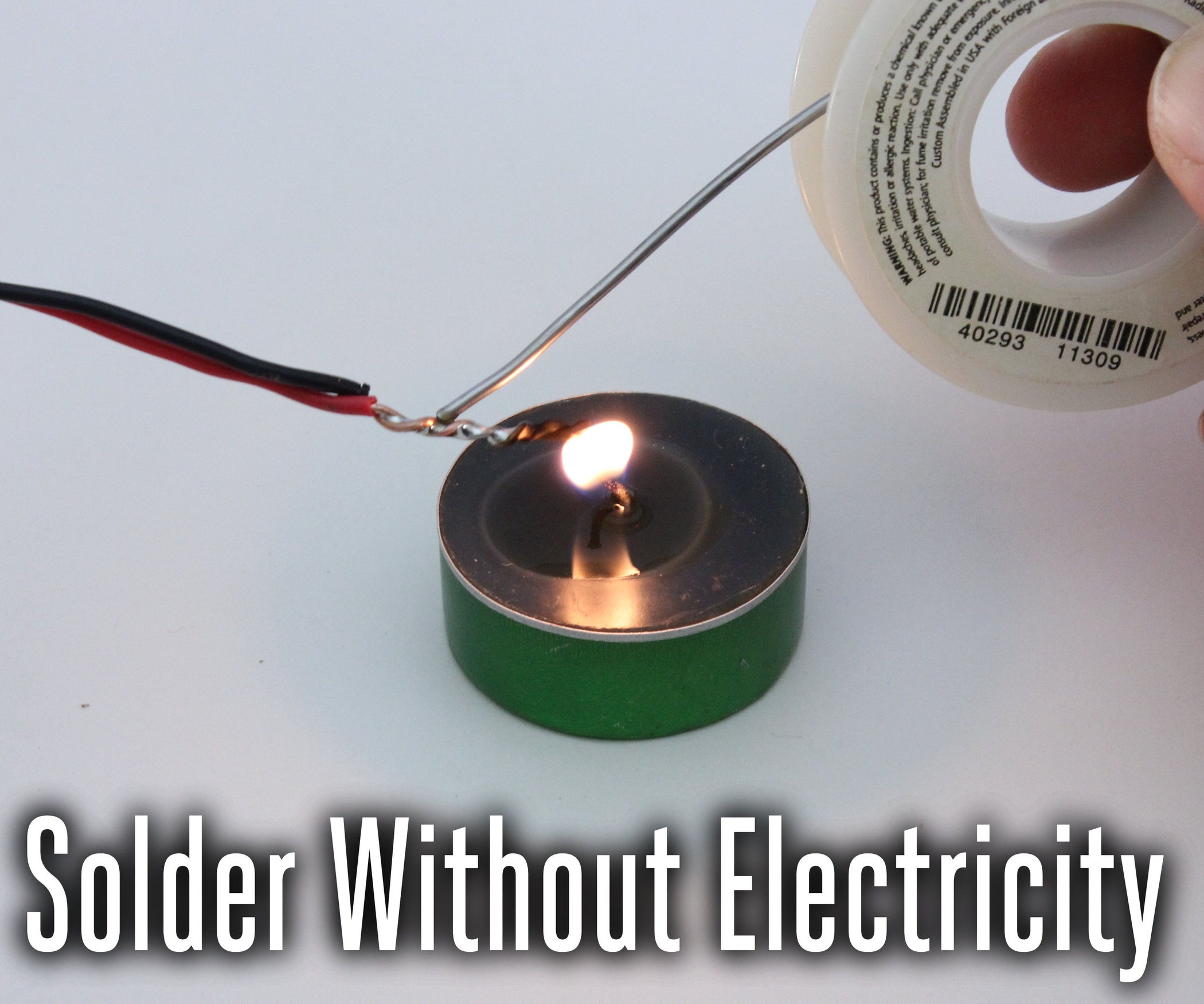 How to Solder Without Electricity (or a Soldering Iron) 8 Steps (with