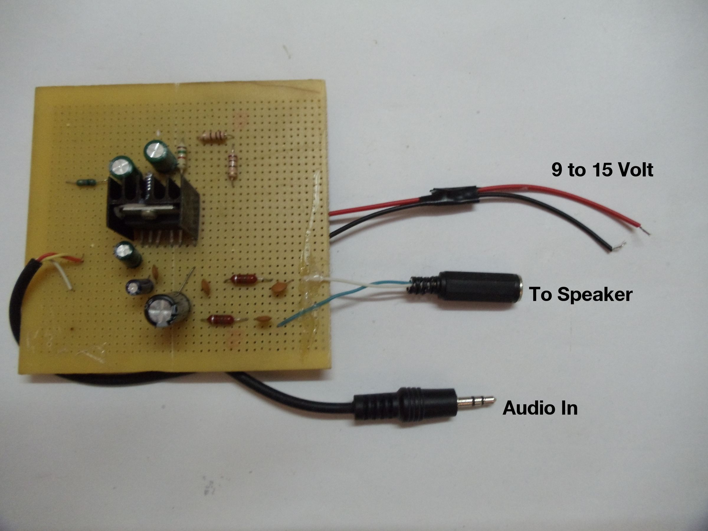 DIY 20 Watt Powerful Amplifier Using TDA2005 Easy to Make 5 Steps