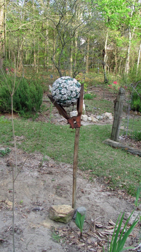 New Gazing Ball Stand Instructables