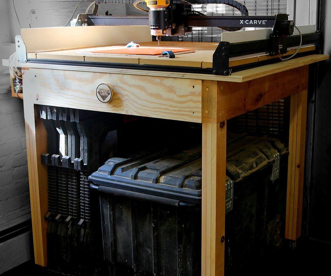 DIY guide for CNC Table & Storage with step-by-step instructions