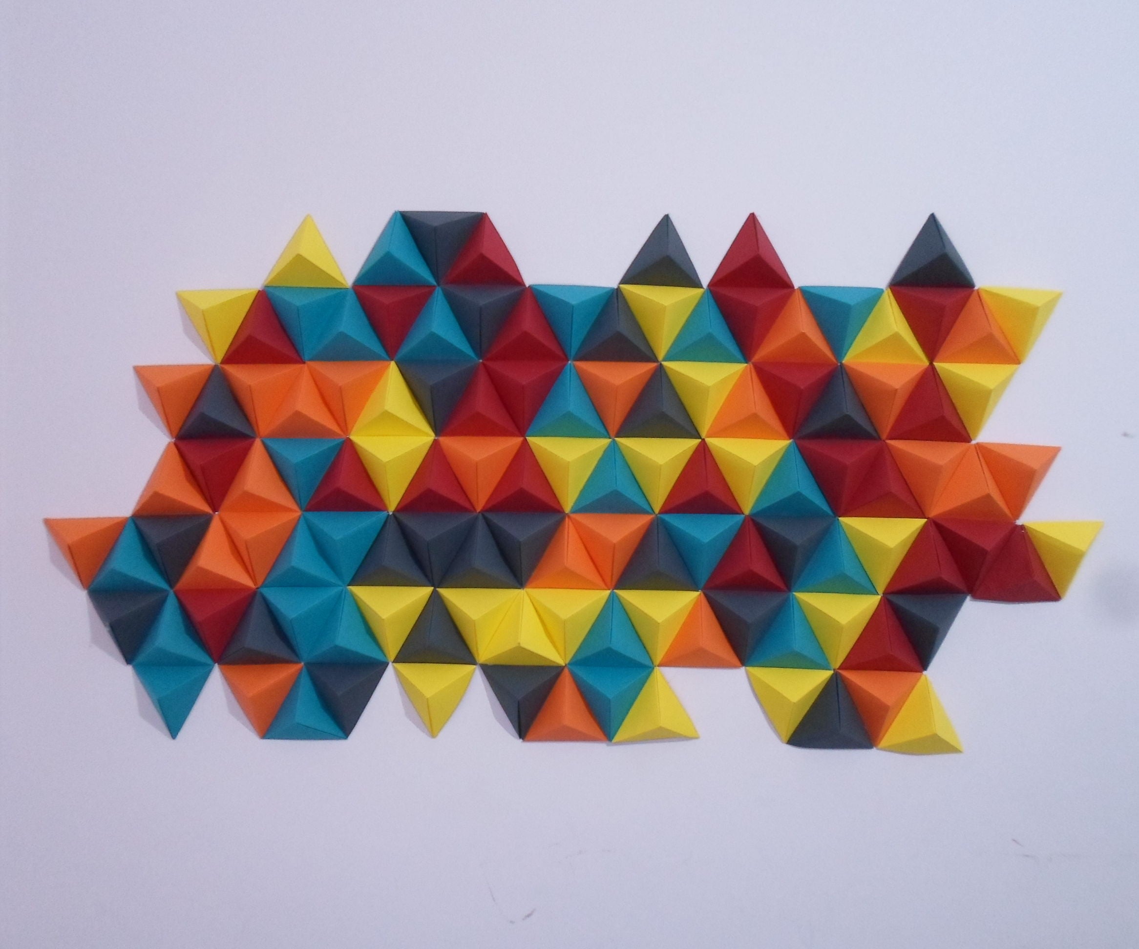 Abstract Origami Wall Decor 7 Steps With Pictures Instructables
