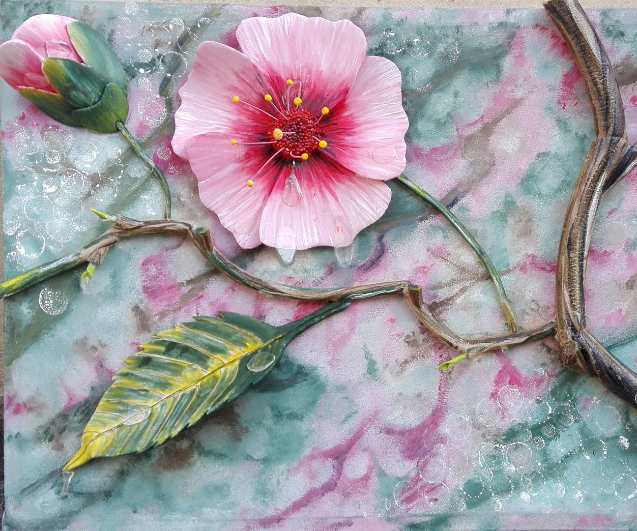 3d painting with rain drops DIY Project DIY Project Image