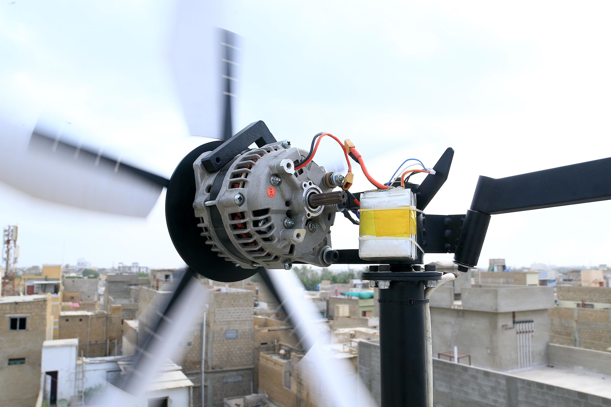 DIY Wind Turbine Using Car Alternator 9 Steps (with Pictures) Instructables