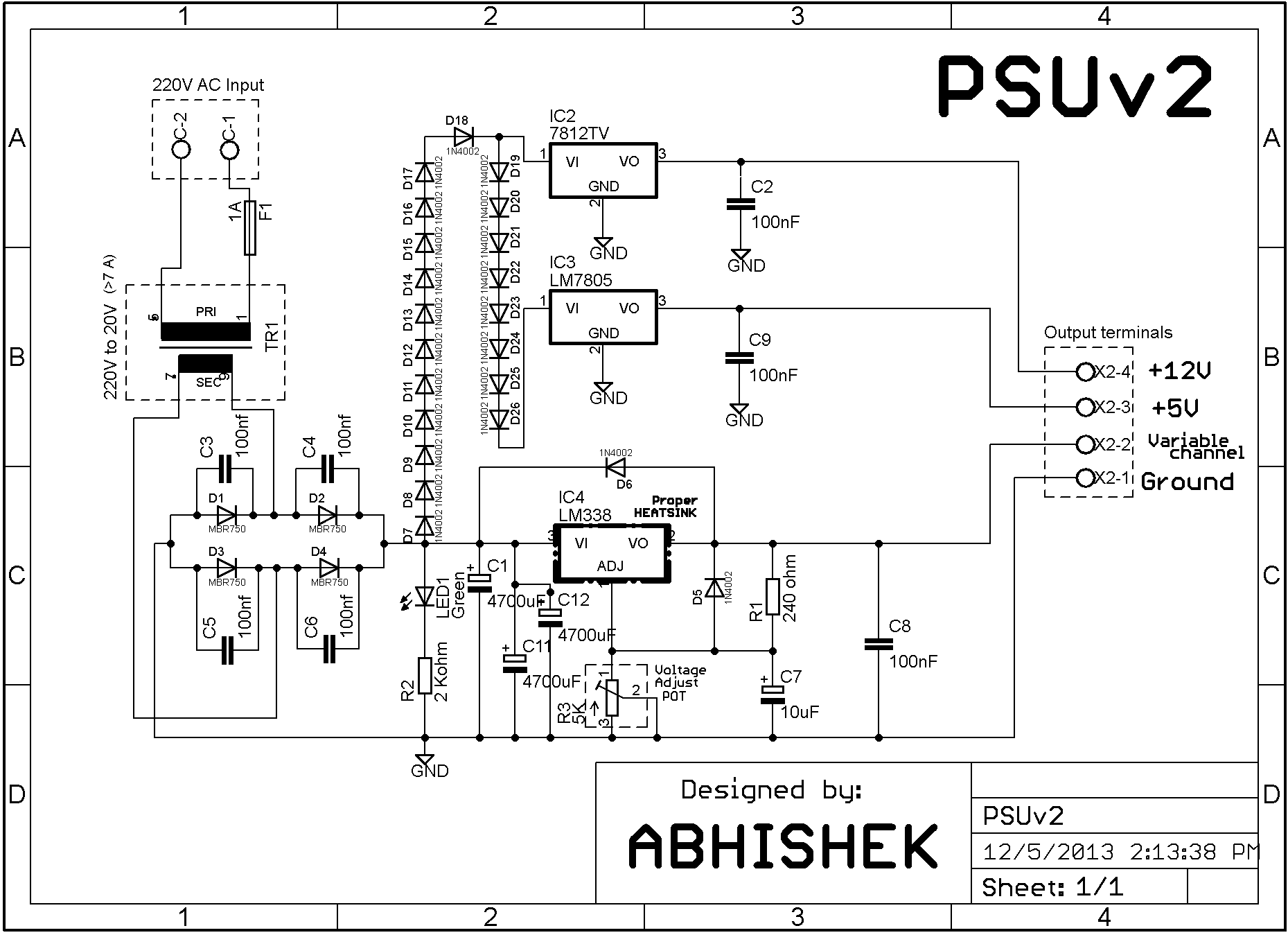DIY Variable Bench Power Supply 7 Steps (with Pictures) Instructables