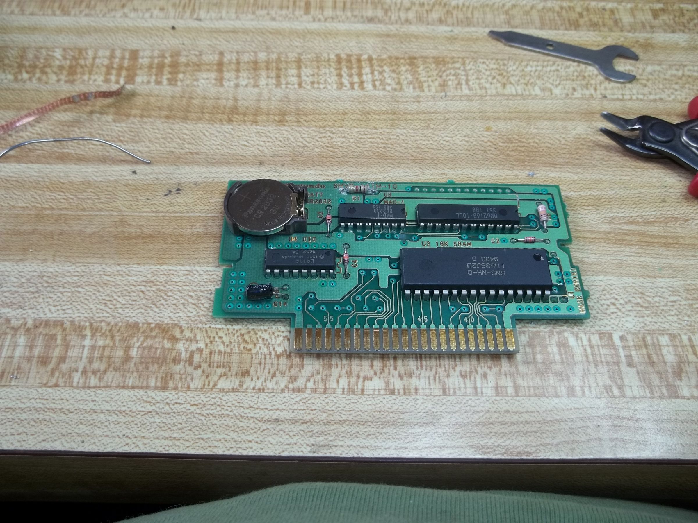 Replacing a CR2032 Snes Cart Battery 5 Steps (with Pictures