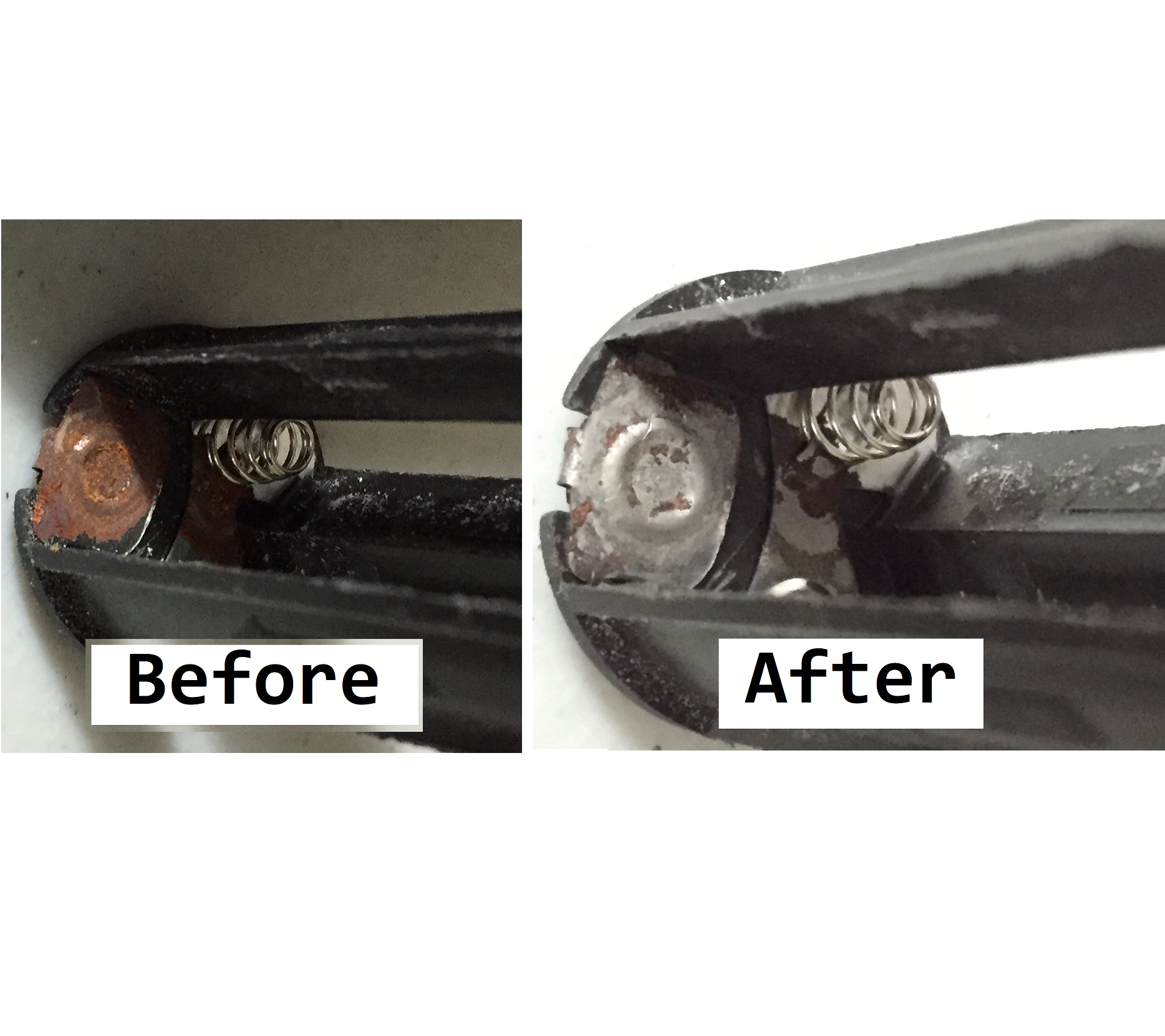 Cleaning Battery Sockets With Vinegar 4 Steps Instructables