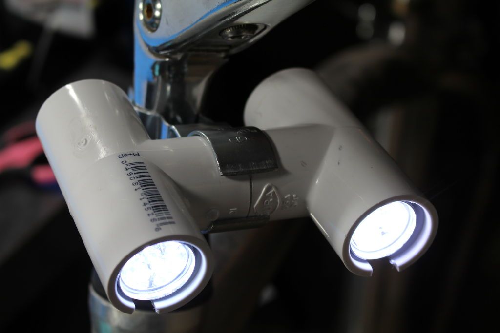 una lampara para bici por 5 8 steps