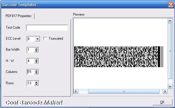 Aamva Pdf417 Barcode Generator Aamva Pdf417 Barcode Generator