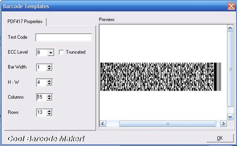 Driver license barcode software Driver license barcode software