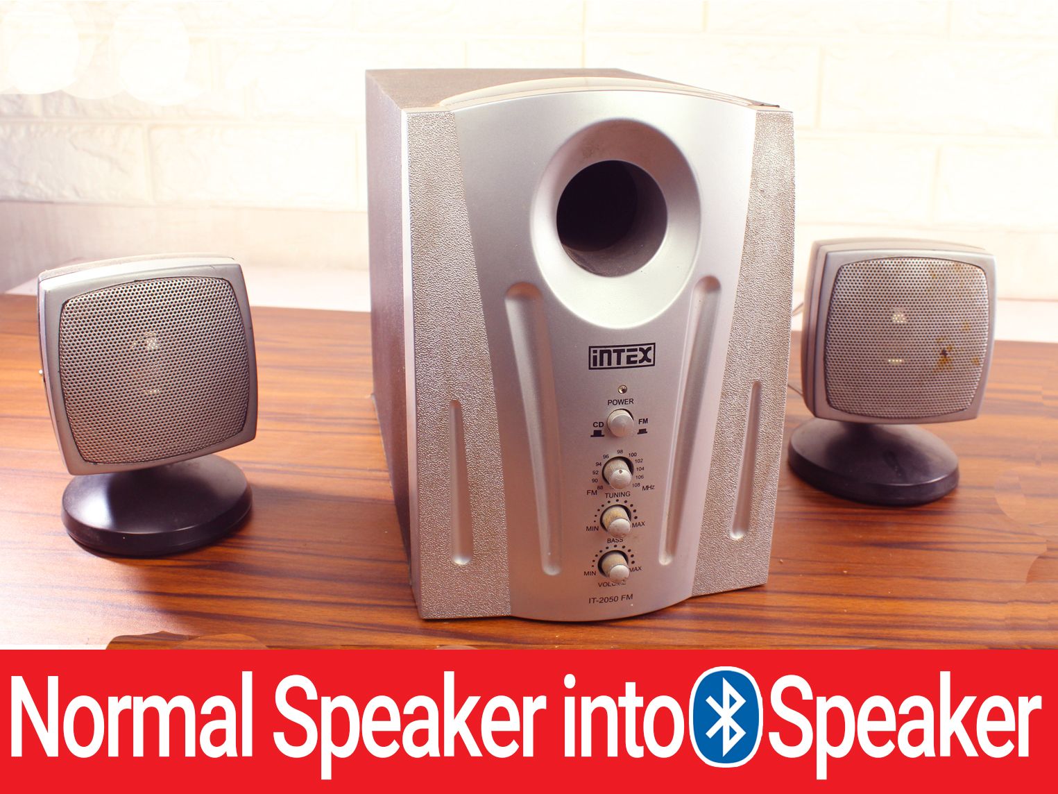 SPEAKER Into BLUETOOTH SPEAKER 