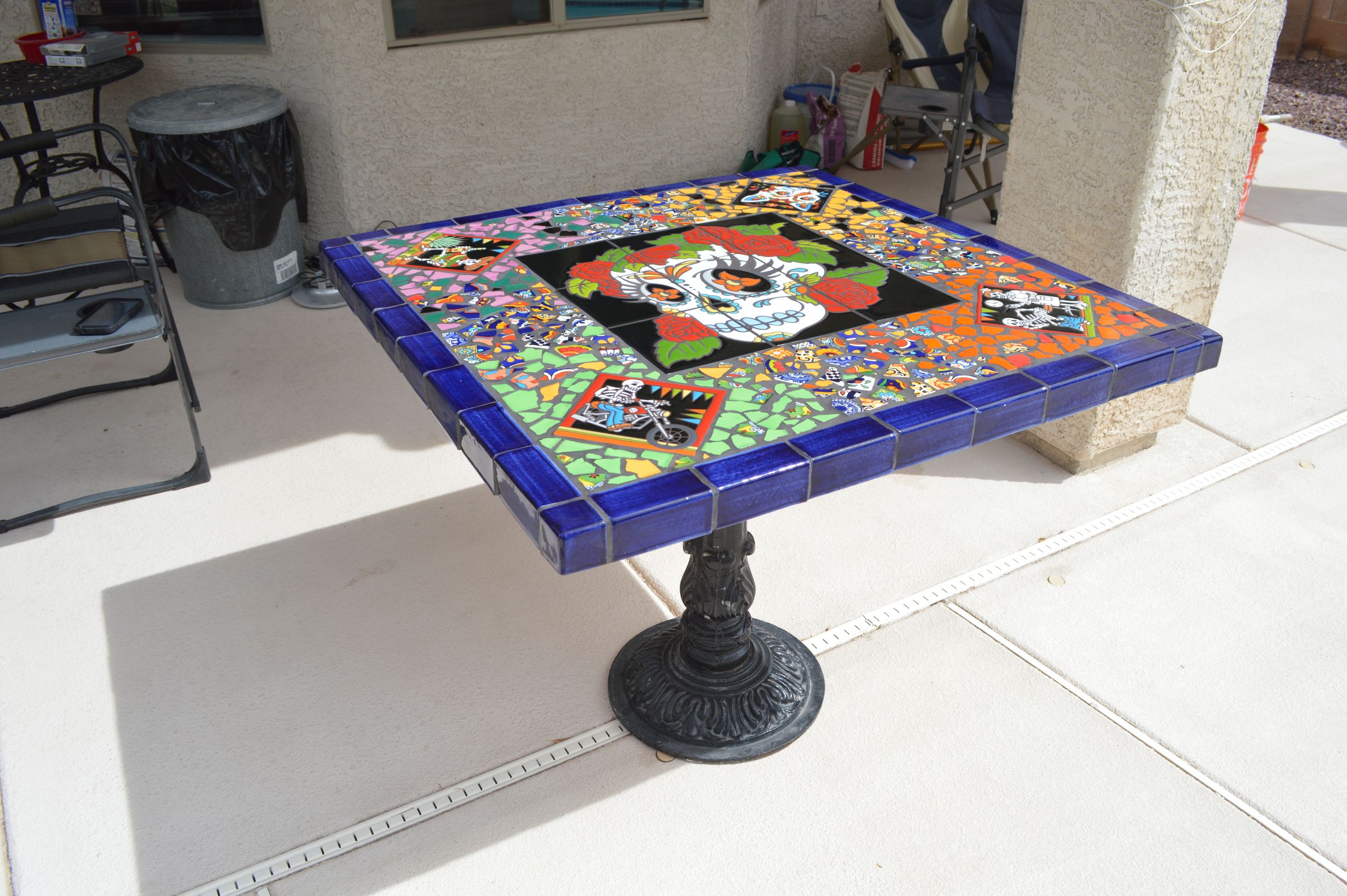 Mexican Tile Table 8 Steps Instructables
