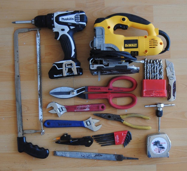 ferramentas e materiais