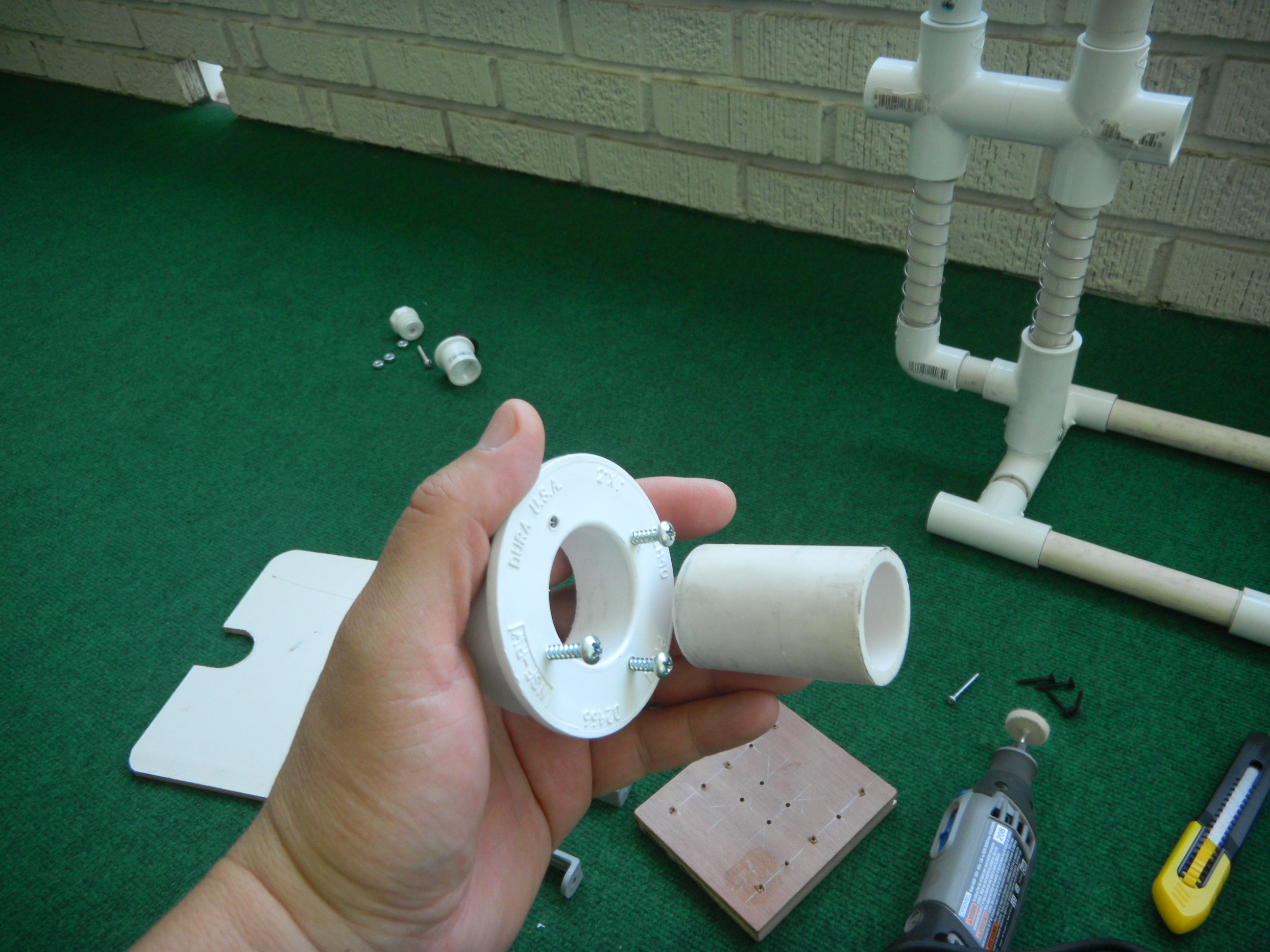 PVC Dremel Drill Press 9 Steps (with Pictures) Instructables