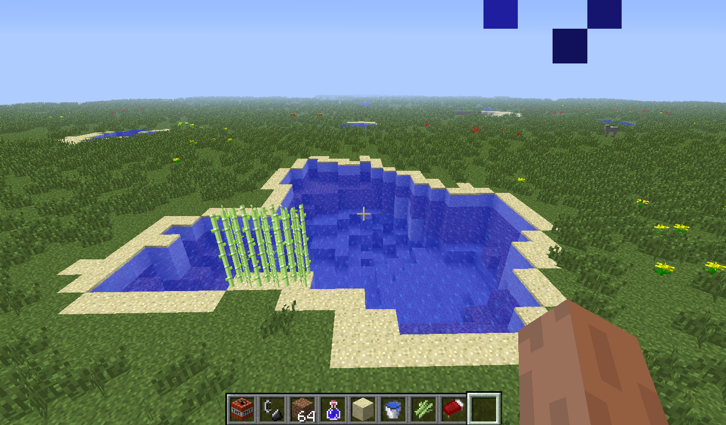 How to Make a Realistic Manmade Lake in Minecraft. 5 Steps