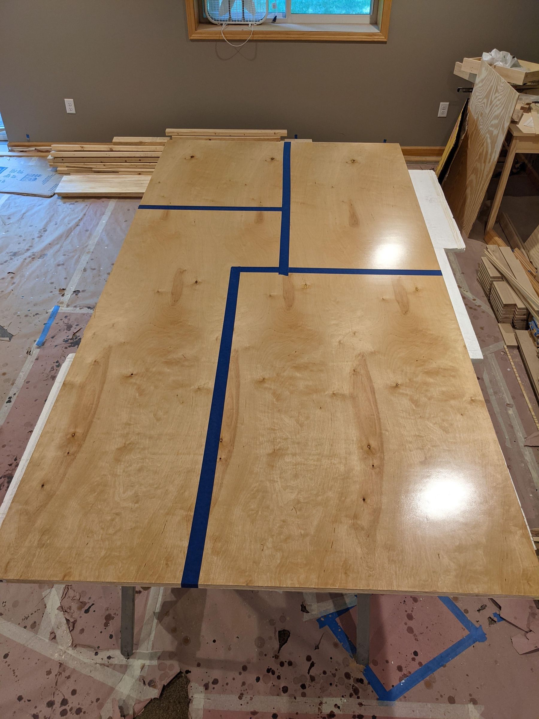 OneSheet Plywood Desk (Midcentury Modern) 12 Steps (with Pictures