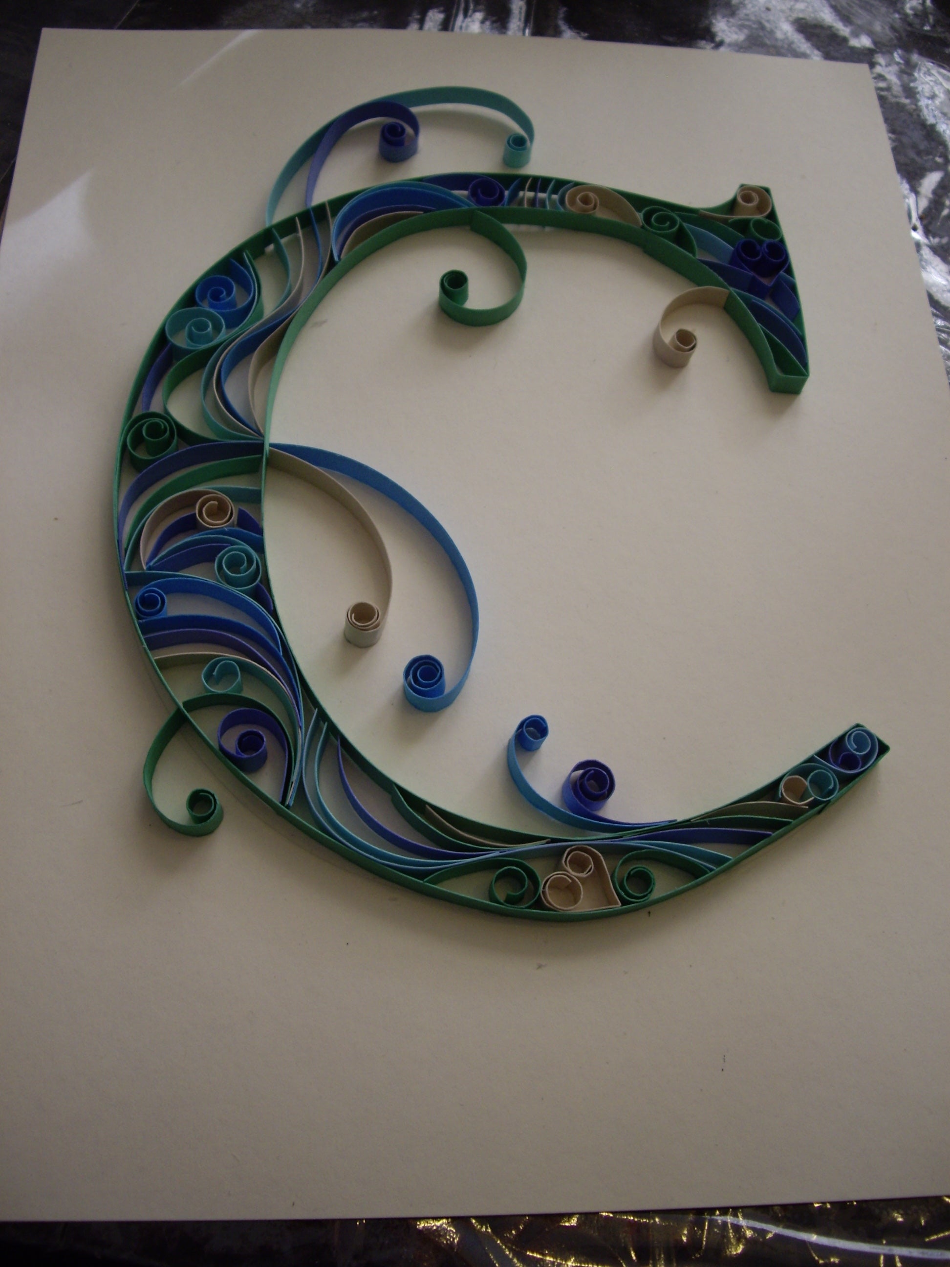 quilled monograms cheap easy no special equipment 6 steps with pictures instructables