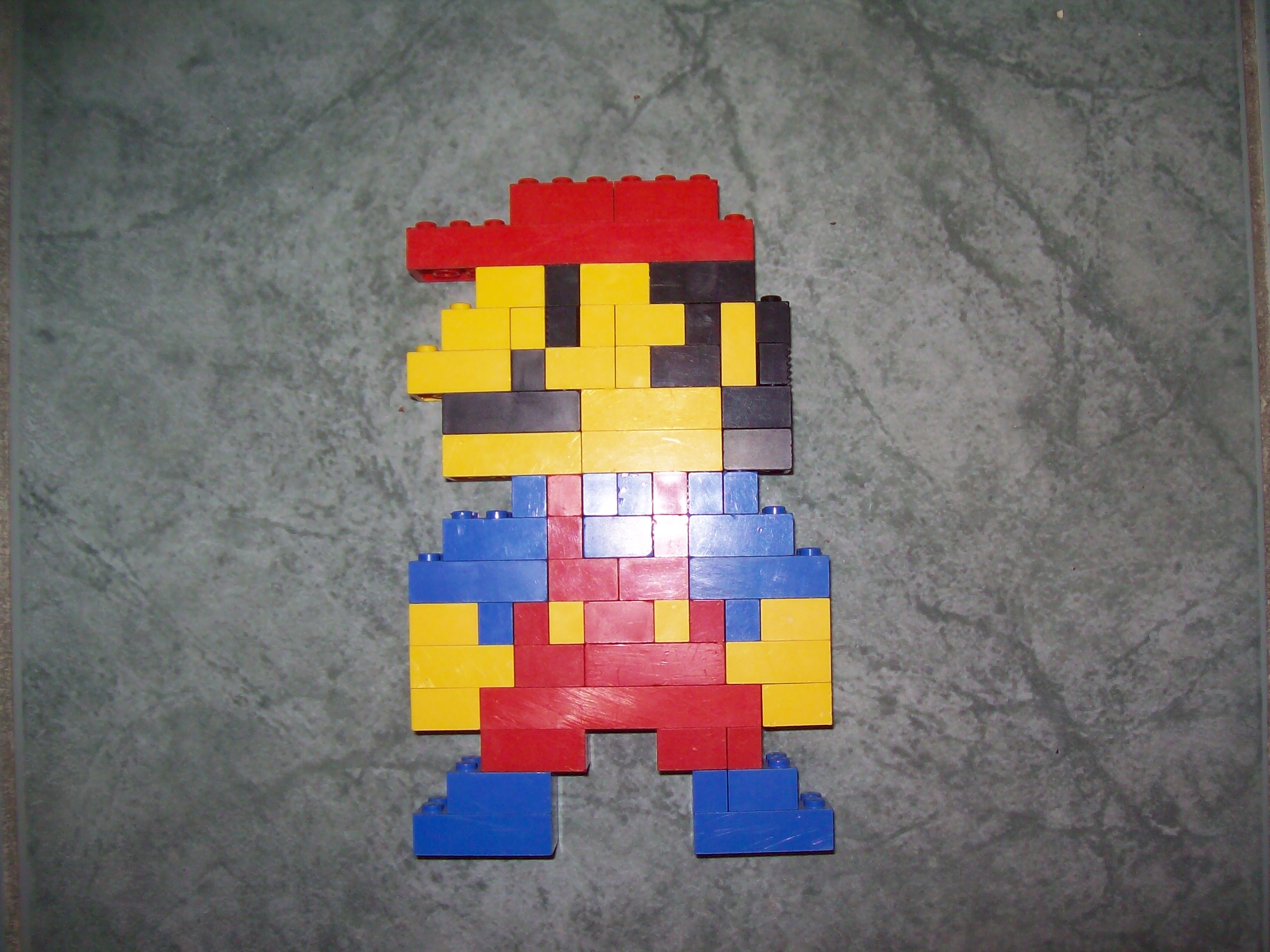 mario made out of legos