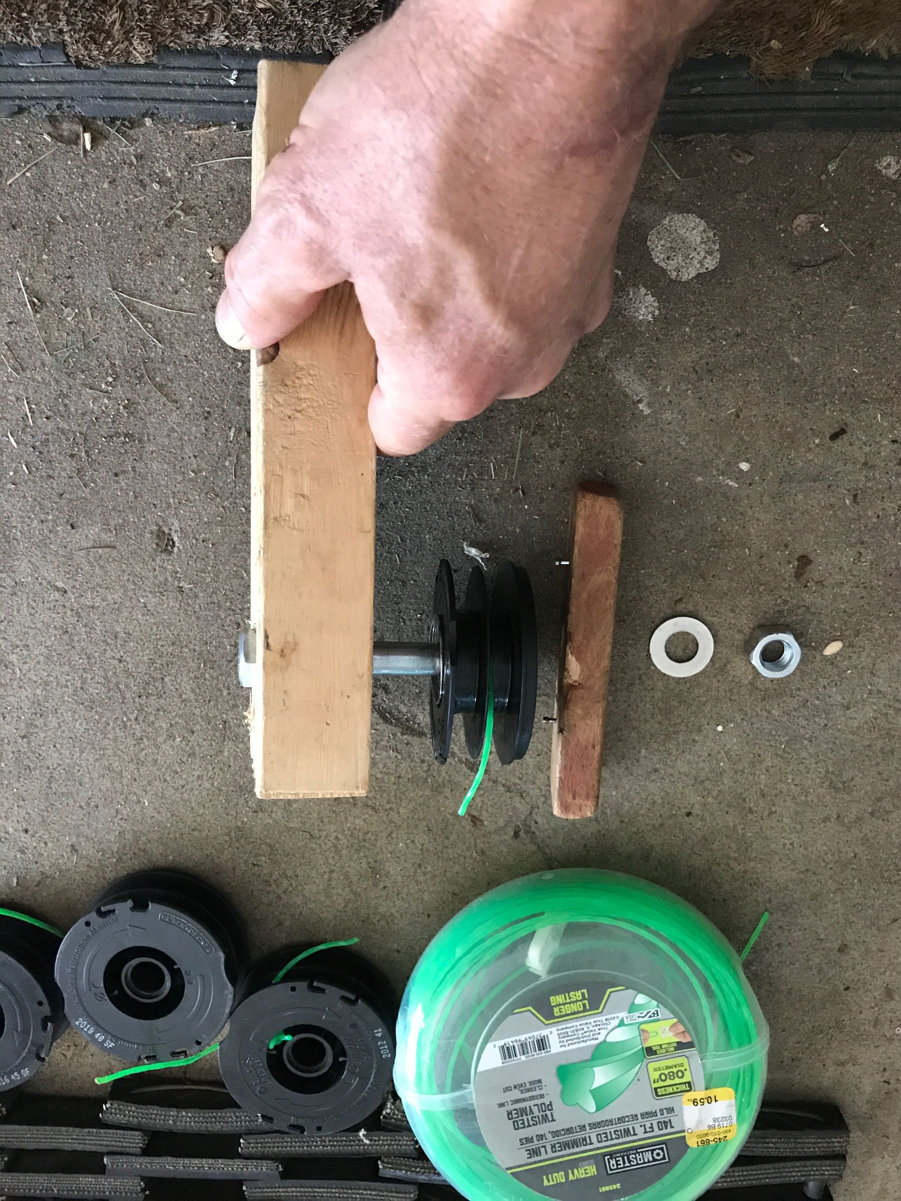 String Trimmer Winding Tool 3 Steps Instructables