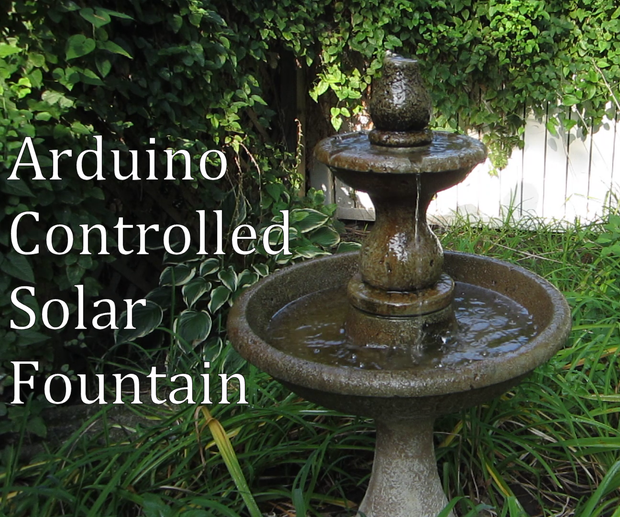 Arduino Controlled Solar Fountain 11 Steps With Pictures Instructables - Easy Diy Solar Fountain In 1 Hour Arduino Controlled Solar Fountain 11 Steps With Pictures Instructables - Easy Diy Solar Fountain In 1 Hour