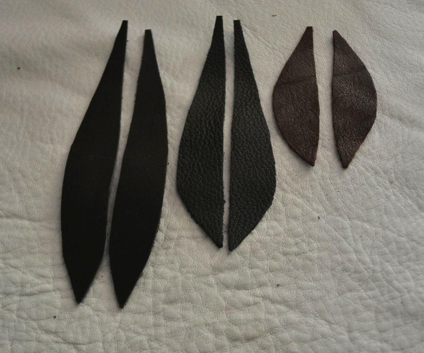 LEATHER FEATHER EARRINGS 9 Steps (with Pictures) Instructables