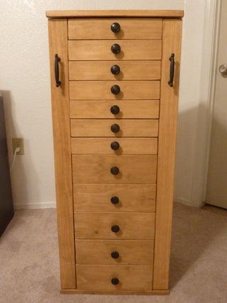 Jewelry Armoire 9 Steps With Pictures Instructables Jewelry Armoire 9 Steps With, Wooden Jewelry Armoire
