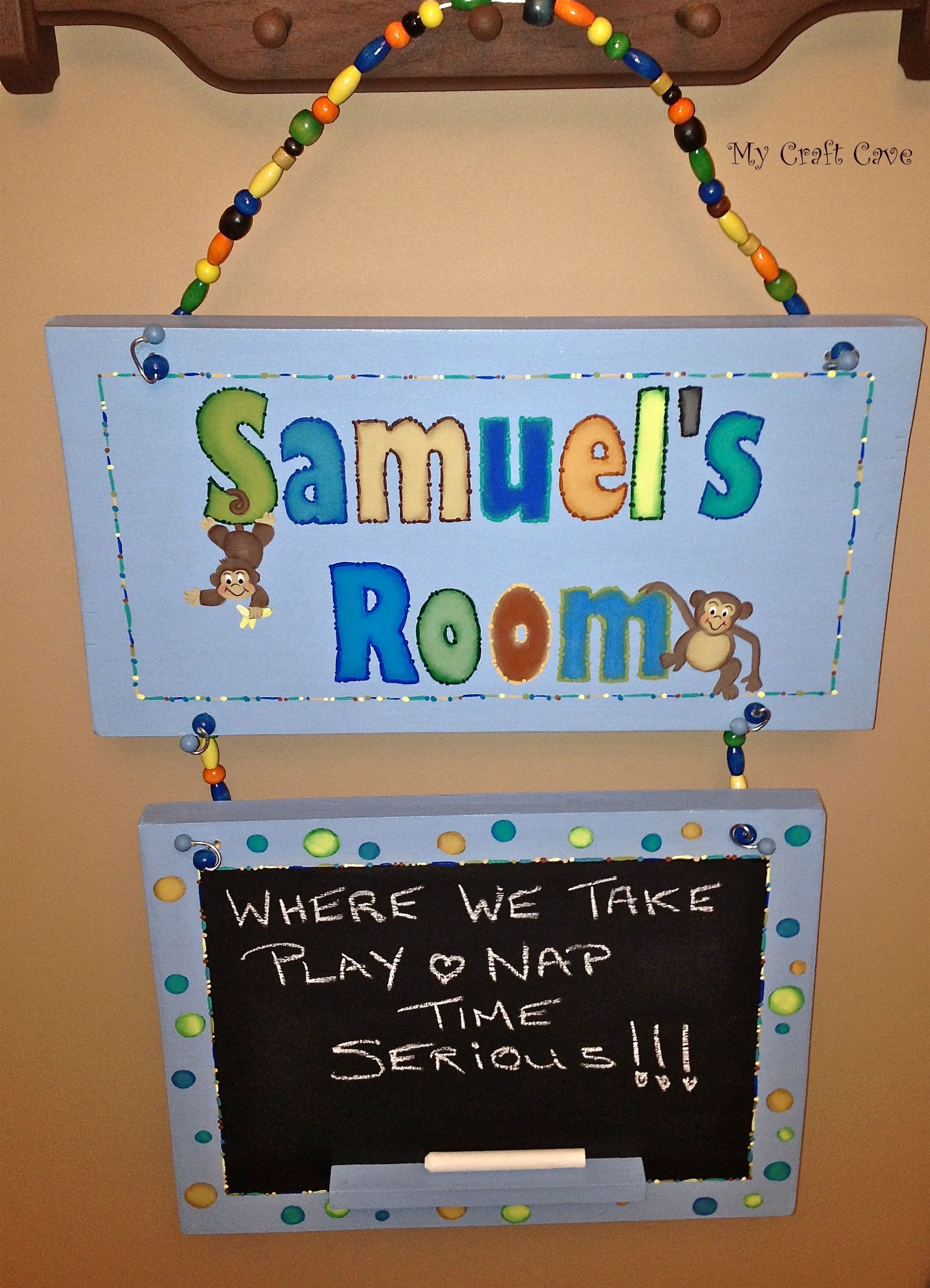 Chalkboard Door Sign 6 Steps Instructables