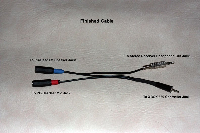 PC Headset to XBOX 360 Adapter With Game Audio 3 Steps Instructables